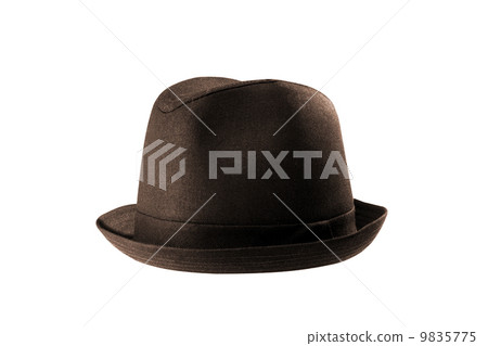male winter brown hat isolated 9835775