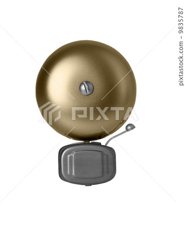 Alarm bell isolated on white Alarm bell isolated on white 9835787
