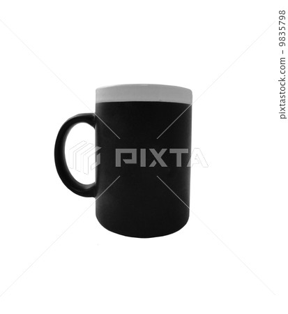 Black mug isolated on white background Black mug isolated on white background 9835798