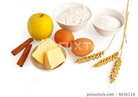 Set of products with stems of wheat Set of products with stems of wheat 9836119