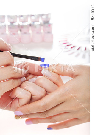 Nail Salon Treatment Scene Gel Nail 9836554