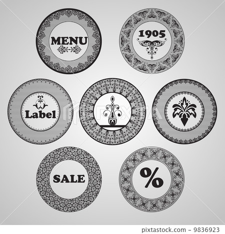 Vector Vintage Labels Vector Vintage Labels 9836923