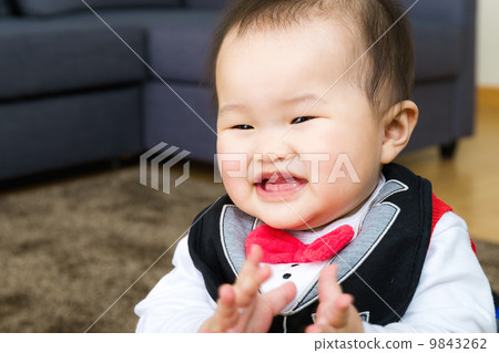 Little baby feel happy 9843262