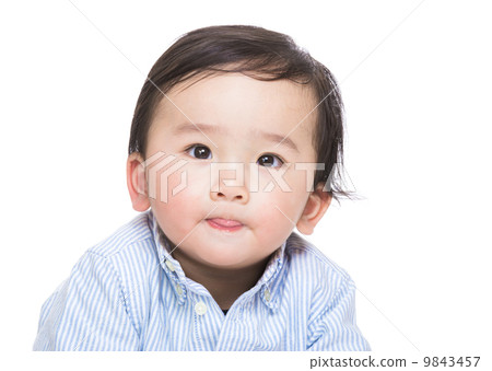 Asian baby portrait 9843457