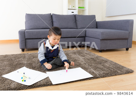 Little boy love drawing 9843614
