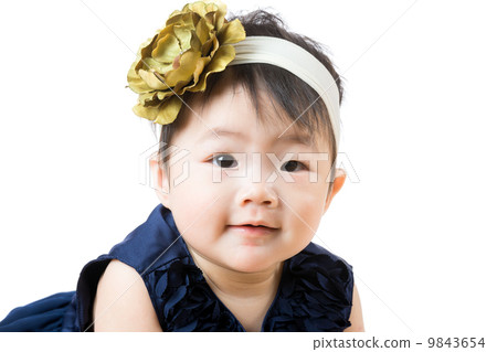 Baby girl smile 9843654