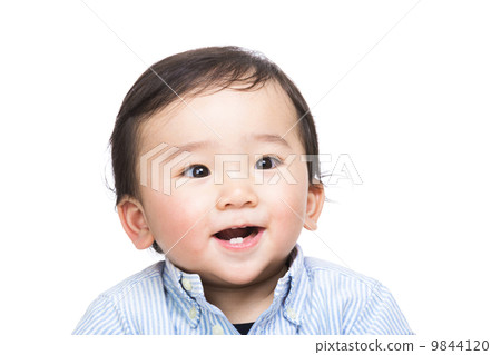 Asian baby feel so happy Asian baby feel so happy 9844120