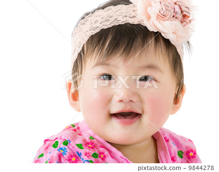 Asian baby smile 9844278