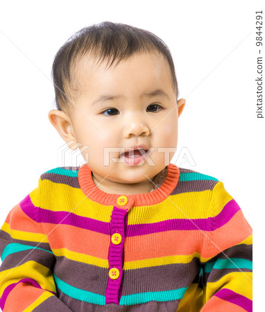 Asian baby portrait 9844291