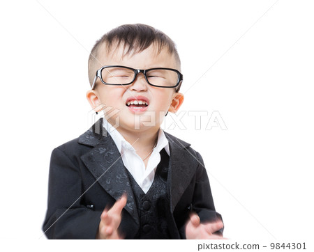 Little boy feel excited 9844301