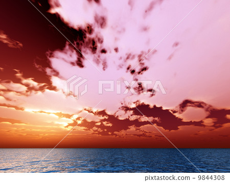 Wind and clouds with the sea Wind and clouds with the sea 9844308