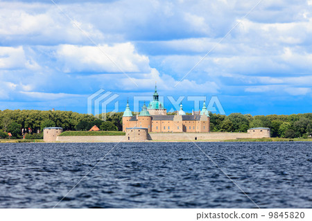 Historical Kalmar castle in Sweden Scandinavia Europe. Landmark. 9845820