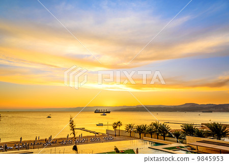 Aqaba's Sunset (Jordan, Aqaba) 9845953