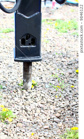 hydraulic arm of jackhammer pneumatic drill 9846122