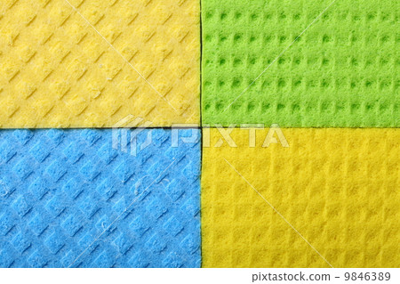 Colorful sponge foam as background texture Colorful sponge foam as background texture 9846389