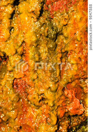 Background of orange wet stone rock wall texture outdoor Background of orange wet stone rock wall texture outdoor 9847888