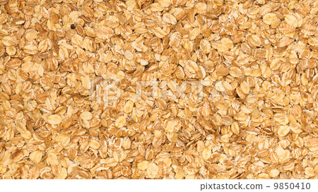 Close up porridge oats background texture. Diet healthy nutrition. 9850410