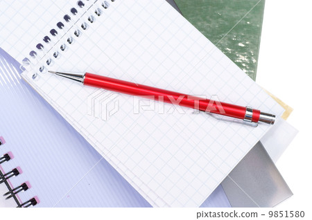 notebooks and pensils - school supplies notebooks and pensils - school supplies 9851580