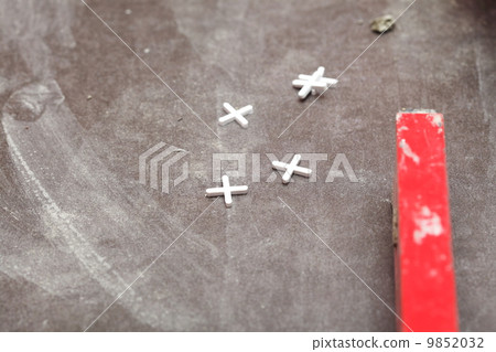 Construction level tiling at home tile floor adhesive 9852032