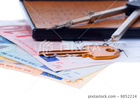 calculator and euromoney note 9852214