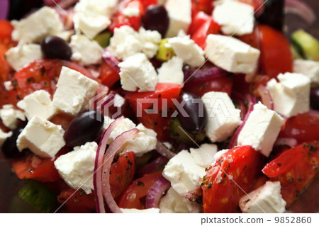 greek salad fresh vegetable salad greek salad fresh vegetable salad 9852860
