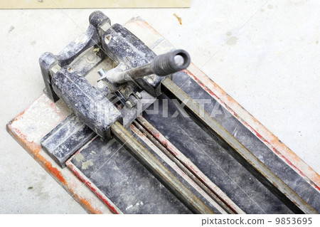 Construction site tool for cutting tiles renovation at home Construction site tool for cutting tiles renovation at home 9853695
