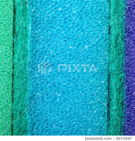 Colorful texture cellulose foam sponge background Colorful texture cellulose foam sponge background 9853897