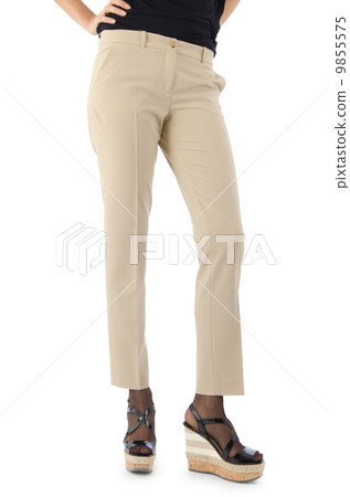 Trousers isolated on the white background 9855575