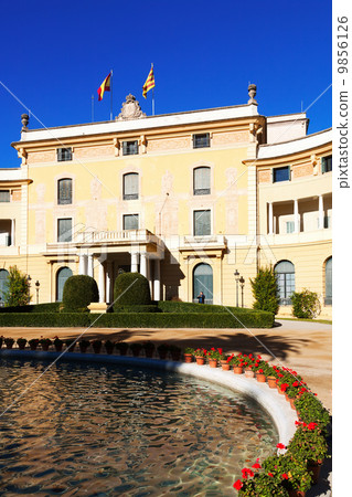 Pedralbes Royal Palace in Barcelona 9856126
