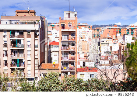typical mediterranean city. Badalona typical mediterranean city. Badalona 9856248