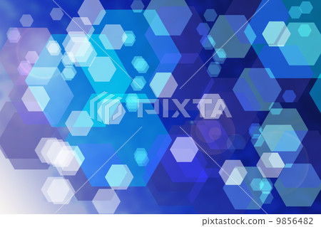 Abstract blue background with hexagons Abstract blue background with hexagons 9856482