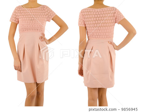 Fashion concept with woman clothing on white Fashion concept with woman clothing on white 9856945