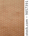 red brick wall as background or texture 9857391