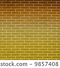 Brown brick wall as background or texture 9857408