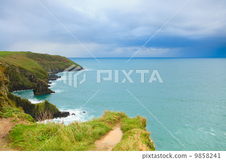 Irish landscape. coastline atlantic coast County Cork, Ireland 9858241