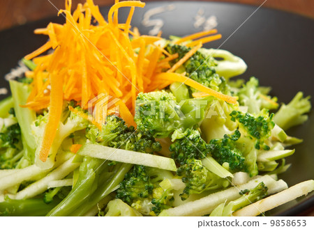 Delicious green broccoli dish Delicious green broccoli dish 9858653