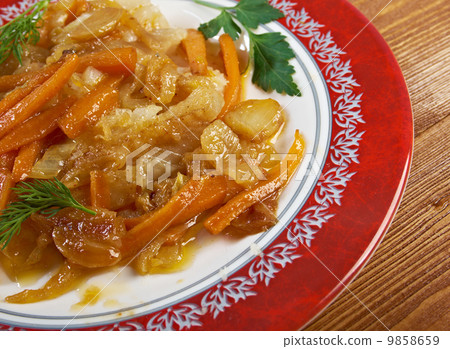 Escabeche  or fried fish 9858659