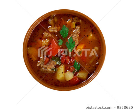 Eintopf -Traditional german cuisine dish. 9858680