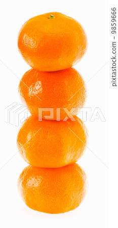 Stacked Fresh Mandarin Citrus 9859666
