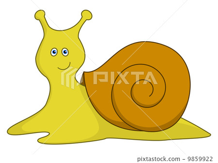 Snail with a brown bowl Snail with a brown bowl 9859922