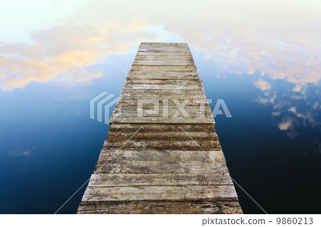 Old wooden pier Old wooden pier 9860213