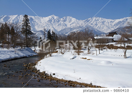 白馬冬天風景·Oide村莊 白馬冬天風景·Oide村莊 9860410