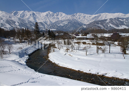 白馬冬天風景·Oide村莊 白馬冬天風景·Oide村莊 9860411
