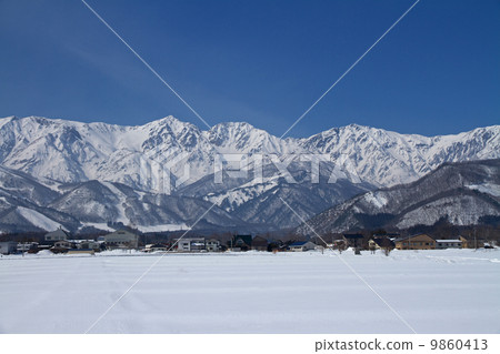 白馬冬天風景 白馬冬天風景 9860413