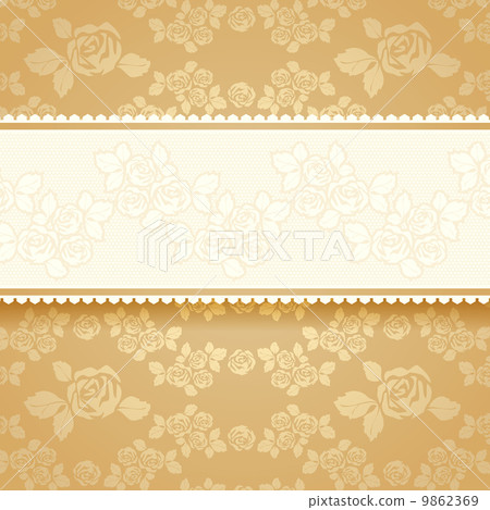 Golden roses with background. Square Golden roses with background. Square 9862369