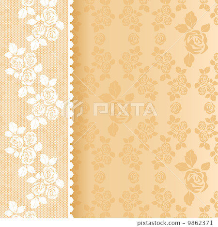 Lace beige square Lace beige square 9862371