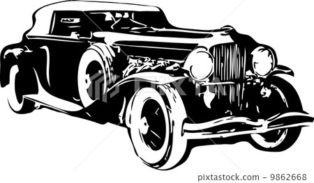 Retro car 9862668