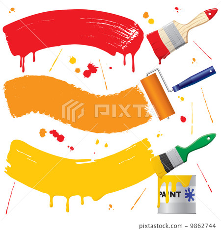 Painted banners 9862744