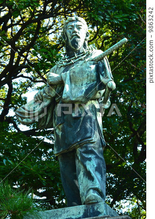 Kami Masato的雕像（Himarika Imperial Park /東京都中央區Hamarikyu花園） 9863242