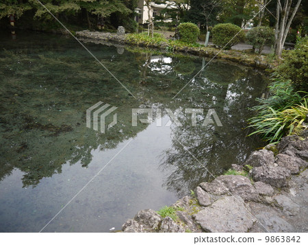 Mt.Fuji Hongu Sengen Taisha Shrine Wakutama Pond 9863842